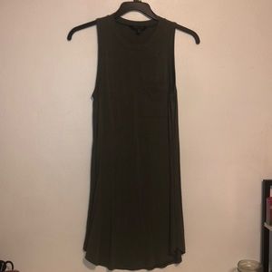 olive tank dress